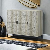 خزانة أحذية تاريا خشب 3 أبواب باللون الرمادى مقاس...