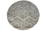 سجاد ورد رويال لون بيج و أبيض بتصميم فاخر