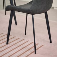 طقم طاولة سفرة سطح الحجر الملبد ابيض 6 كراسي قماش...