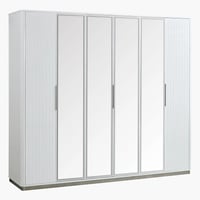 دولاب ملابس ريجينسي خشب 6 أبواب مع مرايا مقاس 214x...