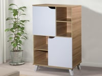 وحدة تخزين كورتو – أدراج ورفوف ماليزي خشبي × أبيض