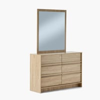 طقم غرفة نوم كينج 5 قطع سمارت من داينستي - 180x200...