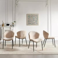 طقم طاولة سفرة من الحجر الملبد 6 كراسي قماش مخملي...