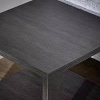 طاولة جانبية فيلوراي مربعة برف سفلي خشب هندسي لون...