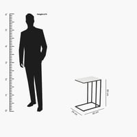 طاولة لابتوب من الحجر الملبد من نيبولا لون ابيض