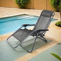 كرسي للحديقة والرحلات بمسند للرأس قابل للطي معدن و...