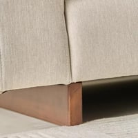 كنبة قماش 3 مقاعد مع وسادتين للخصر ووسادتين للرأس...