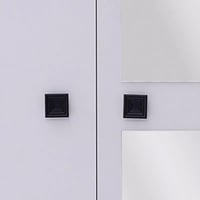 خزانة ملابس 4 أبواب مع 2 مرآة من زوراليا