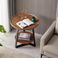 طاولة خدمة جانبية إليما خشبية دورين لون بني مقاس 5...