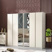 دولاب ملابس زيتا 6 أبواب مع 2 مرايا بتصميم أنيق مق...