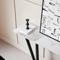 طاولة كونسول من الحجر الملبد من هوبر