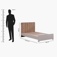 سرير توين ذكي بتصميم أنيق بمساحة تخزين من بولو 120...