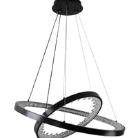 نجف مودرن اسود لون الانارة 3اضاءات 65 واط 600X400...