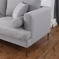 كنبة مقعدين مع ووسادتين مستديرتين من كويلا لون رما...