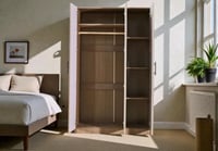 دولاب ملابس كلاريسا خشب لون بني 3 باب بتصميم عصري...