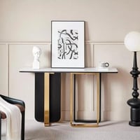 طاولة كونسول حجر متكلس من مادوكس ترنكس