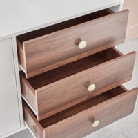 كونسول ناتاليا إن إكس تي بـ3 أدراج وبابين لون بني...