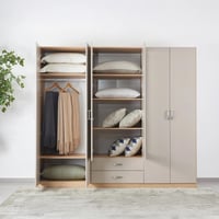 دولاب ملابس لازيو 6 أبواب مع أدراج و مرايا مقاس 24...