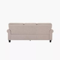 كنبة أردينا 3 مقاعد و 3 وسائد قماش لون بيج بارجل ب...