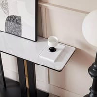 طاولة كونسول من الحجر الملبد من مادوكس