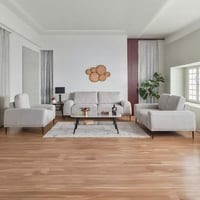 كنبة مفردة مونتارا قماش لون رمادي بارجل معدنية لون...