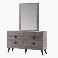 طقم غرفة نوم كينج 5 قطع من آشفورد - 180x200 سم