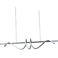 نجف مودرن اسود لون الانارة 3 اضاءات 55 واط 100X100...