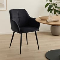 كرسي طاولة طعام روما لون رمادي غامق مقاس 90x45x48...