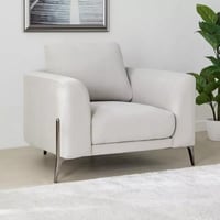 كرسي قماش مقعد واحد بمساند ذراعين من إلارا