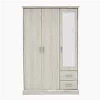 خزانة ملابس بلير 3 أبواب مع درجين ومرآة – عملية بت...