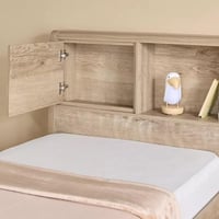 سرير فردي ذكي بلوح رأسي بمساحة تخزين من تافوليرا-...