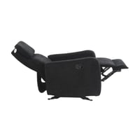 كرسي استرخاء كهربائي دوناتيللا قماش رمادي قابل للط...