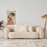 طقم كنب تورفيلا كنبة مقعدين، كنبة ثلاثة مقاعد مع و...