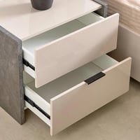 طقم غرفة نوم سوبر كينج عالي اللمعان 5 قطع من كارتر...