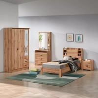 خزانة ملابس بـ 3 أبواب ودرجين ومرآة من تيرنوڤيا