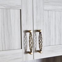 خزانة مطبخ كبيرة من أنجيلك خشب هندسي وميلامين و مق...