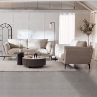 كنبة ثلاثية لوسينا لون بيج