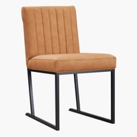 كرسي طعام لوكسمبورج من إندوس يولا قماش كتان لون بن...