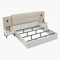 طقم غرفة نوم كينج 6 قطع من سوهو - 180x200 سم