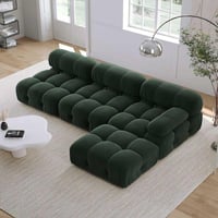 كنبة زاوية ديلسيا يمين ويسار بابلز علي شكل حرف L ق...