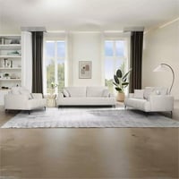 كنبة دِلفورا مقعد بمساند ذراعين مع وسادة قماش لون...