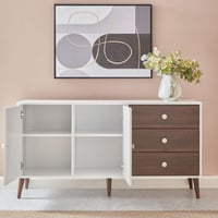 كونسول ناتاليا إن إكس تي بـ3 أدراج وبابين لون بني...