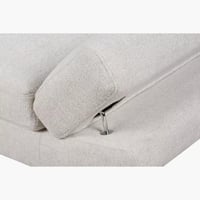 كنبة فيرلينا كبيرة بظهر قابل للتعديل مقعدين قماش ب...