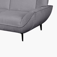 كنبة قماش ثلاث مقاعد لون رمادي من مونتي