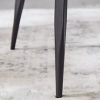 طقم طاولة سفرة مستطيلة من الحجر الملبد ابيض 8 كراس...