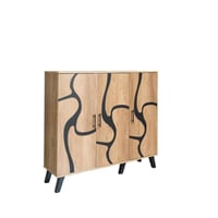 دولاب احذية فالوريا 3 درفات خشب ماليزي 5 أدوار - ب...