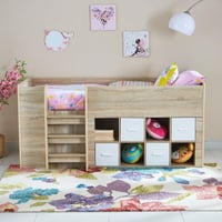 سرير فردي علوي بوحدة تخزين من كوبر كوستاجات - 90x1...