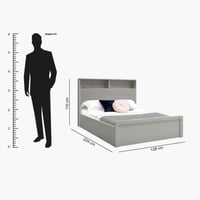 سرير توين ذكي من ليفربول 110 × 128 × 224 سم