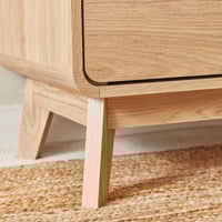 وحدة تخزين نورديكا 5 أدراج خشب بتصميم فريد مقاس 12...