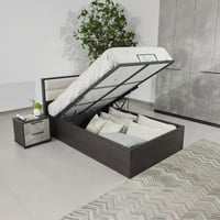 سرير توين بمساحة تخزين هيدروليك من كنـــوز - 120x2...